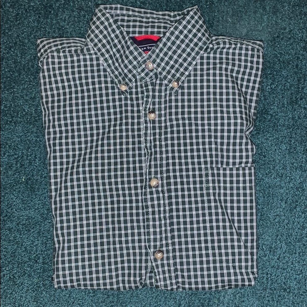 Vintage Mens Wrangler Dress Button Up